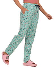ALIVEE Women’s Cotton Floral Pyjama with Pockets