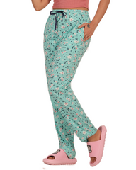 ALIVEE Women’s Cotton Floral Pyjama with Pockets